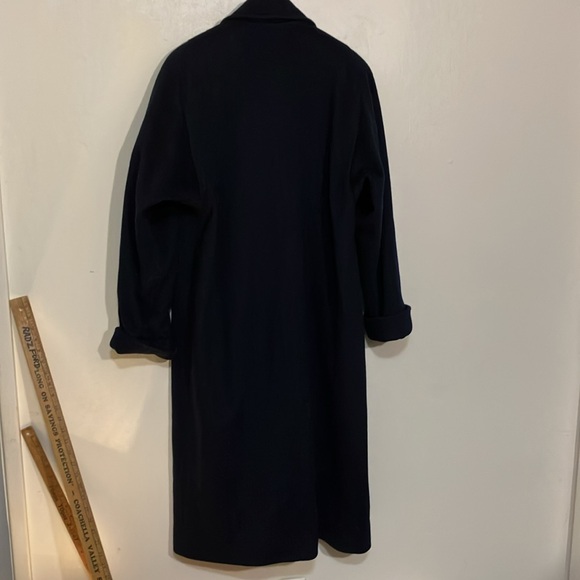 Larry Levine vintage 1990’s 100% wool long heavy weight classic coat union label - Picture 8 of 11
